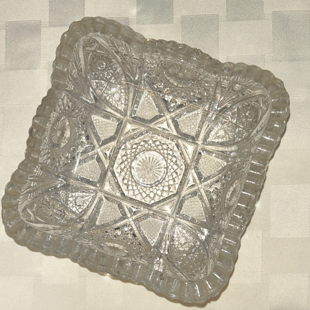 Vintage Lenox Imperial Glass Clear Candy Dish